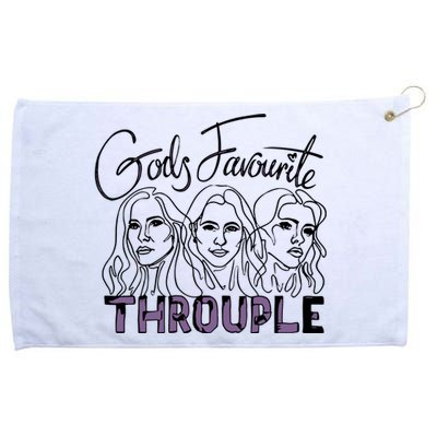 God’S Favourite Throuple Grommeted Golf Towel