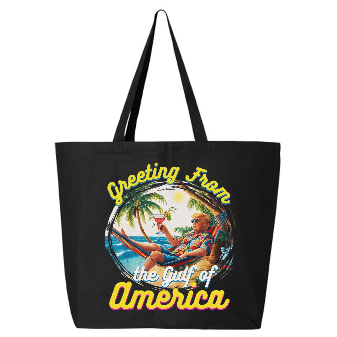 Greeting From The Gulf Of Usa America Trump 25L Jumbo Tote