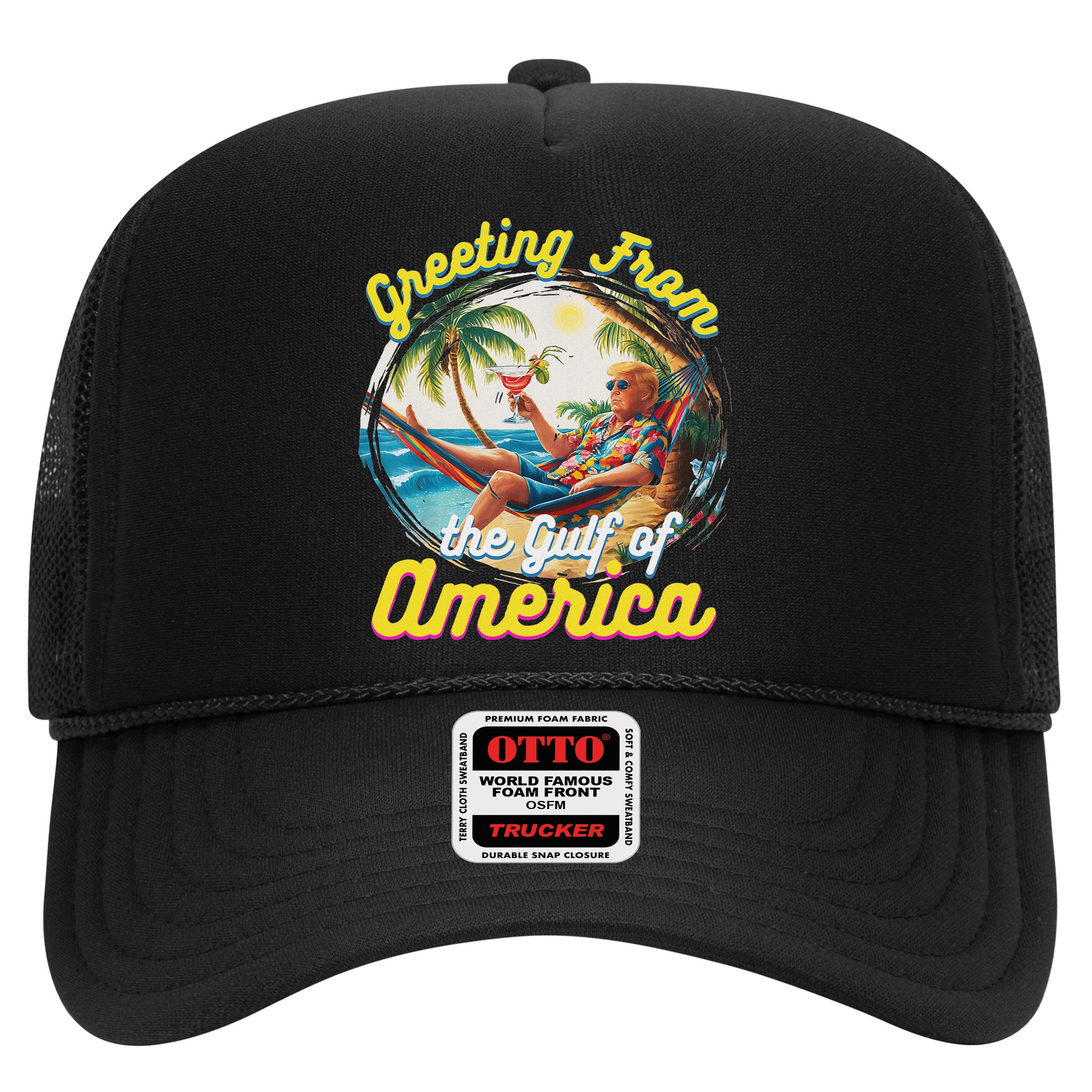 Greeting From The Gulf Of Usa America Trump Hat