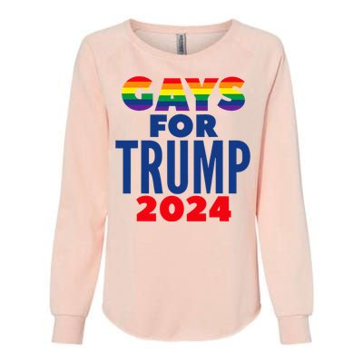 Gays For Trump 2024 Election Womens California Wash Sweatshirt