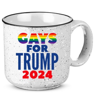 Gays For Trump 2024 Election 15oz Campfire Ceramic Mug