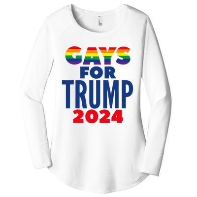 Gays For Trump 2024 Election Women's Perfect Tri Tunic Long Sleeve Shirt