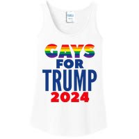 Gays For Trump 2024 Election Ladies Essential Tank