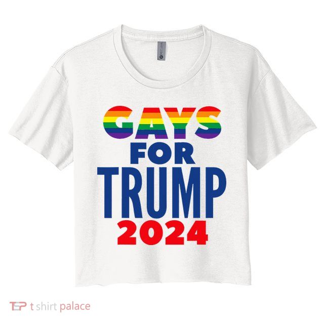 Gays For Trump 2024 Election Crop Top