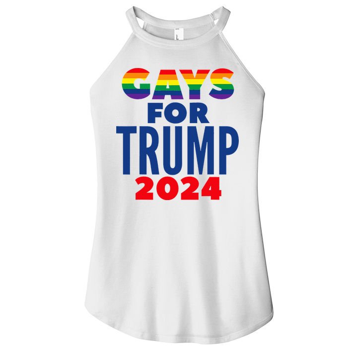 Gays For Trump 2024 Election Women's Perfect Tri Rocker Tank