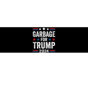 Garbage For Trump 2024 Trump Supporter Bumper Sticker