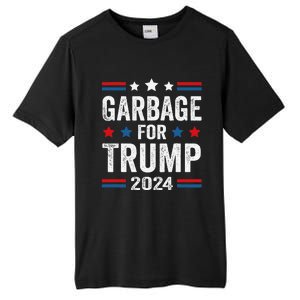 Garbage For Trump 2024 Trump Supporter Tall Fusion ChromaSoft Performance T-Shirt