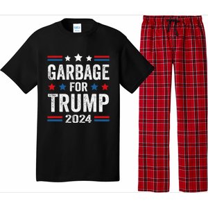 Garbage For Trump 2024 Trump Supporter Pajama Set