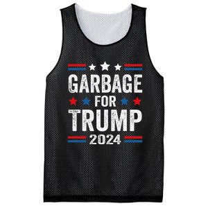 Garbage For Trump 2024 Trump Supporter Mesh Reversible Basketball Jersey Tank