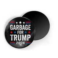 Garbage For Trump 2024 Trump Supporter Magnet