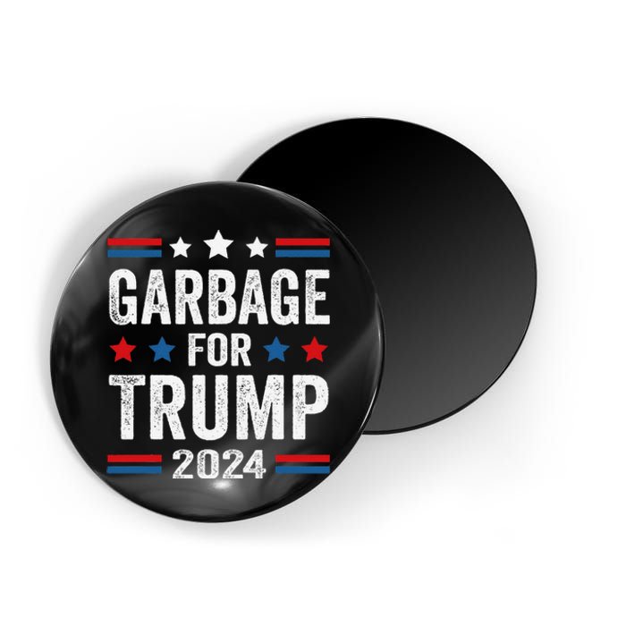 Garbage For Trump 2024 Trump Supporter Magnet