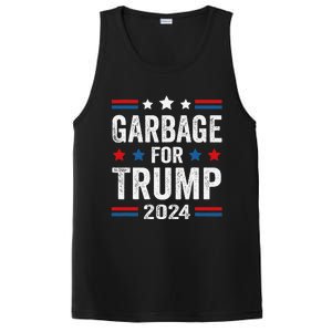 Garbage For Trump 2024 Trump Supporter PosiCharge Competitor Tank