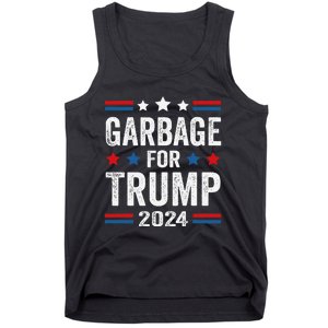 Garbage For Trump 2024 Trump Supporter Tank Top