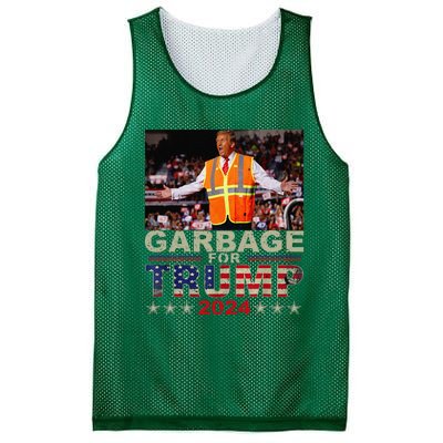 Garbage For Trump 2024 Trump Supporter Mesh Reversible Basketball Jersey Tank