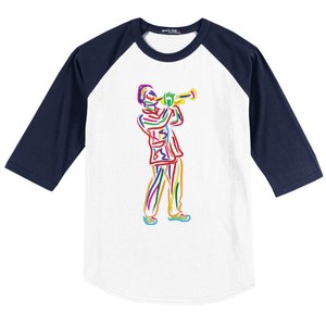 Gifts For Trumpeter Jazz Music Musician Trumpet Baseball Sleeve Shirt