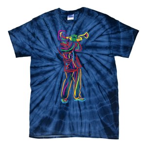 Gifts For Trumpeter Jazz Music Musician Trumpet Tie-Dye T-Shirt