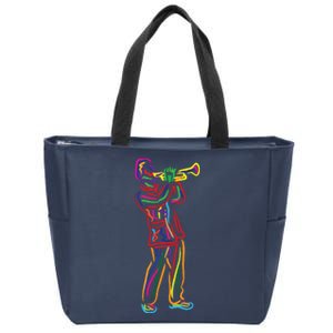 Gifts For Trumpeter Jazz Music Musician Trumpet Zip Tote Bag