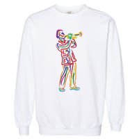 Gifts For Trumpeter Jazz Music Musician Trumpet Garment-Dyed Sweatshirt