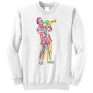 Gifts For Trumpeter Jazz Music Musician Trumpet Sweatshirt