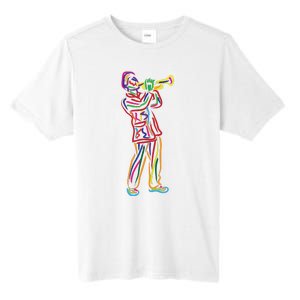 Gifts For Trumpeter Jazz Music Musician Trumpet Tall Fusion ChromaSoft Performance T-Shirt