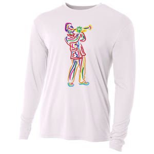 Gifts For Trumpeter Jazz Music Musician Trumpet Cooling Performance Long Sleeve Crew