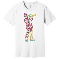 Gifts For Trumpeter Jazz Music Musician Trumpet Premium T-Shirt