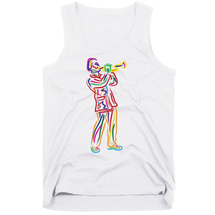 Gifts For Trumpeter Jazz Music Musician Trumpet Tank Top