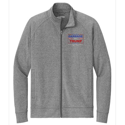 Garbage For Trump Make American Garbage Great Again Stretch Full-Zip Cadet Jacket