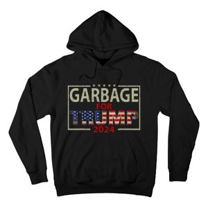 Garbage For Trump 2024 Trump Supporter Hoodie