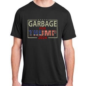 Garbage For Trump 2024 Trump Supporter Adult ChromaSoft Performance T-Shirt