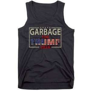 Garbage For Trump 2024 Trump Supporter Tank Top