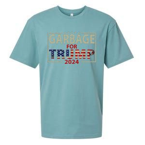 Garbage For Trump 2024 Trump Supporter Sueded Cloud Jersey T-Shirt