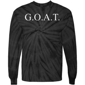 GOAT For The Greatest Of All Time GOAT Tie-Dye Long Sleeve Shirt