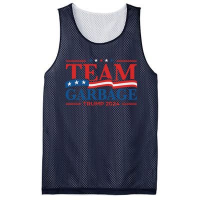 Garbage For Trump 2024 Usa Flag Vintage Mesh Reversible Basketball Jersey Tank