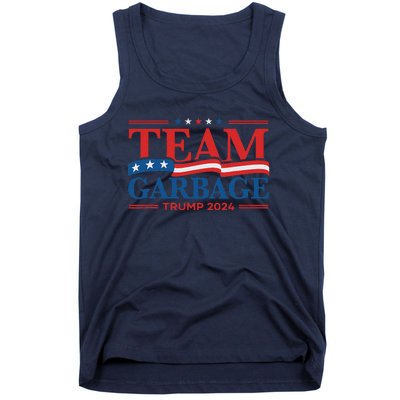 Garbage For Trump 2024 Usa Flag Vintage Tank Top