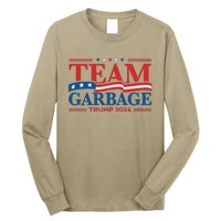 Garbage For Trump 2024 Usa Flag Vintage Long Sleeve Shirt