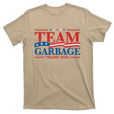 Garbage For Trump 2024 Usa Flag Vintage T-Shirt