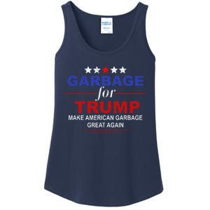 Garbage For Trump Make American Garbage Great Again Ladies Essential Tank