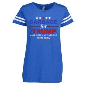 Garbage For Trump Make American Garbage Great Again Enza Ladies Jersey Football T-Shirt