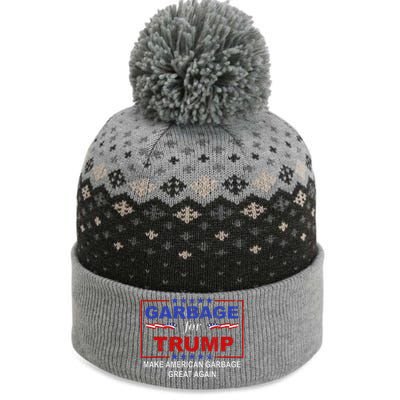 Garbage For Trump Make American Garbage Great Again The Baniff Cuffed Pom Beanie