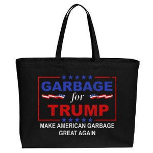 Garbage For Trump Make American Garbage Great Again Cotton Canvas Jumbo Tote