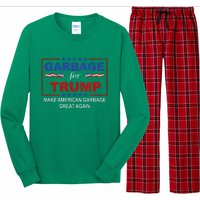 Garbage For Trump Make American Garbage Great Again Long Sleeve Pajama Set