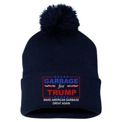 Garbage For Trump Make American Garbage Great Again Pom Pom 12in Knit Beanie