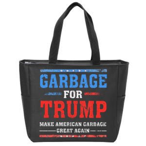 Garbage For Trump Make American Garbage Great Again Zip Tote Bag