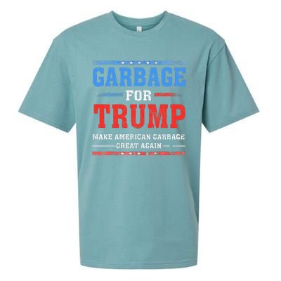 Garbage For Trump Make American Garbage Great Again Sueded Cloud Jersey T-Shirt