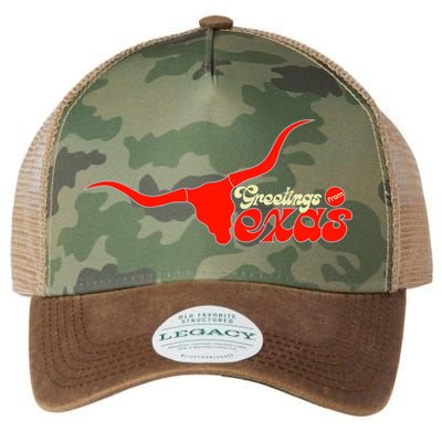 Greetings From Texas Longhorn Logo Legacy Tie Dye Trucker Hat