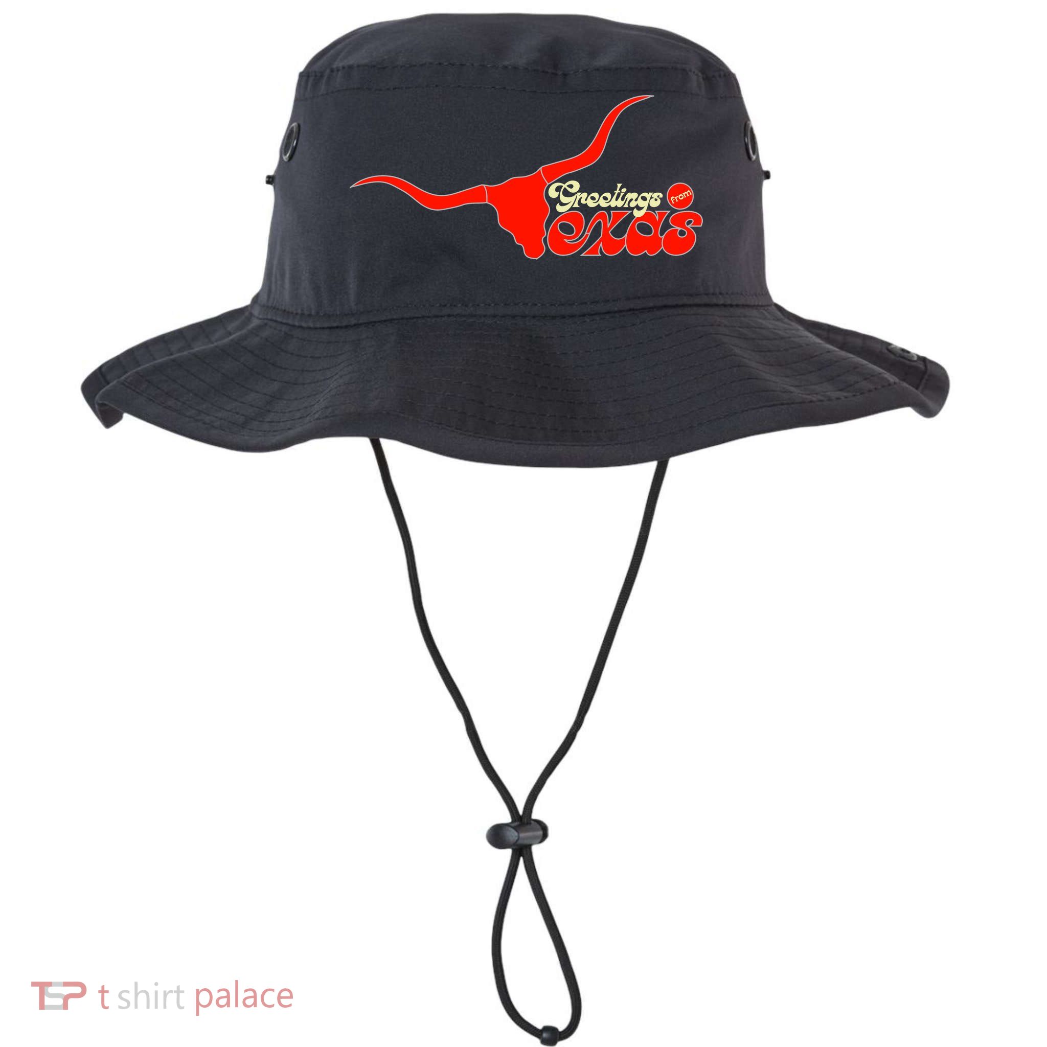 Greetings From Texas Longhorn Logo Bucket Hat