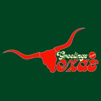 Greetings From Texas Longhorn Logo Cooling Performance Crew T-Shirt