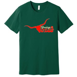 Greetings From Texas Longhorn Logo Premium T-Shirt