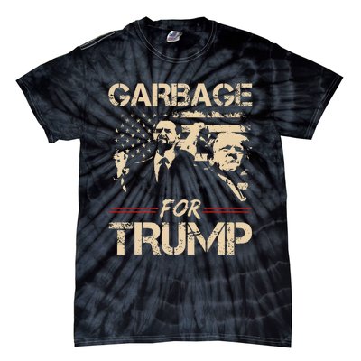 Garbage For Trump Make American Garbage Great Again Tie-Dye T-Shirt